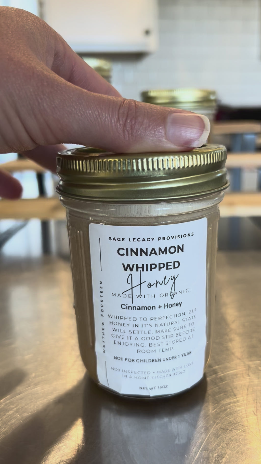 Cinnamon Whipped Honey